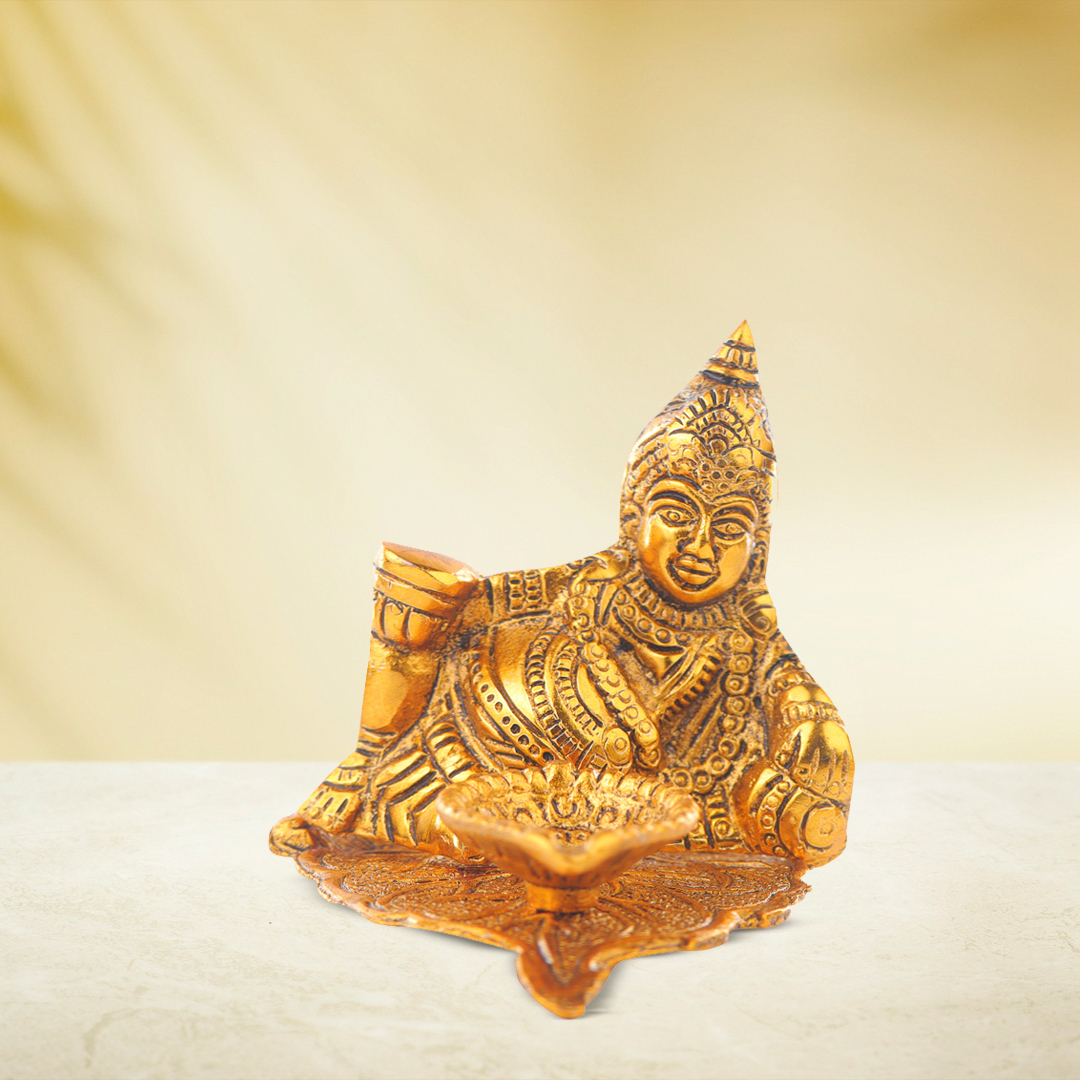 Devnidhii Diya Kuber ji on Gold Peepal Leaf