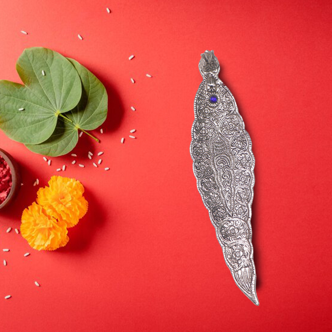Devnidhii Agarbatti Stand Silver Plated