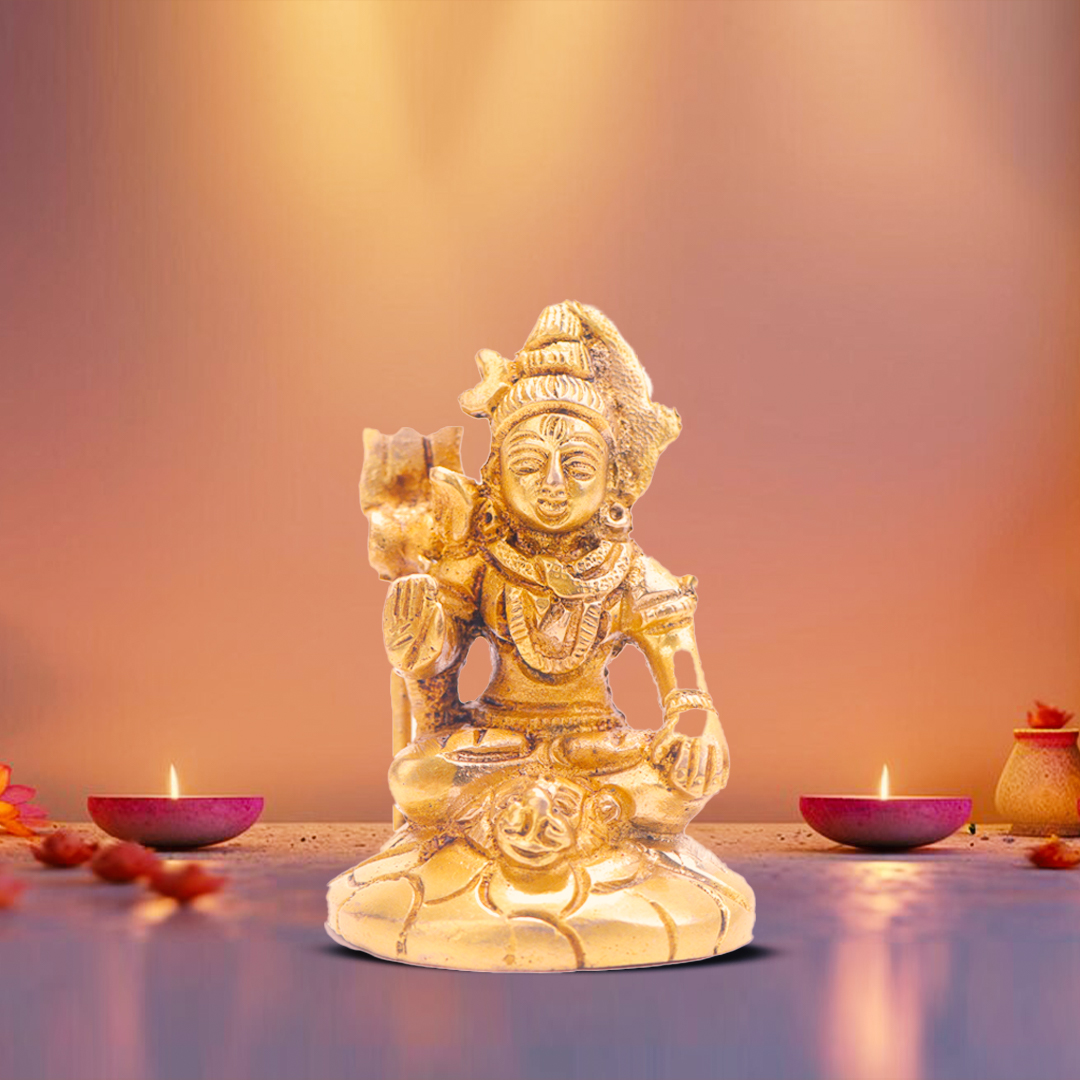 Devnidhii Shiv Ji Brass Idol in High Quality