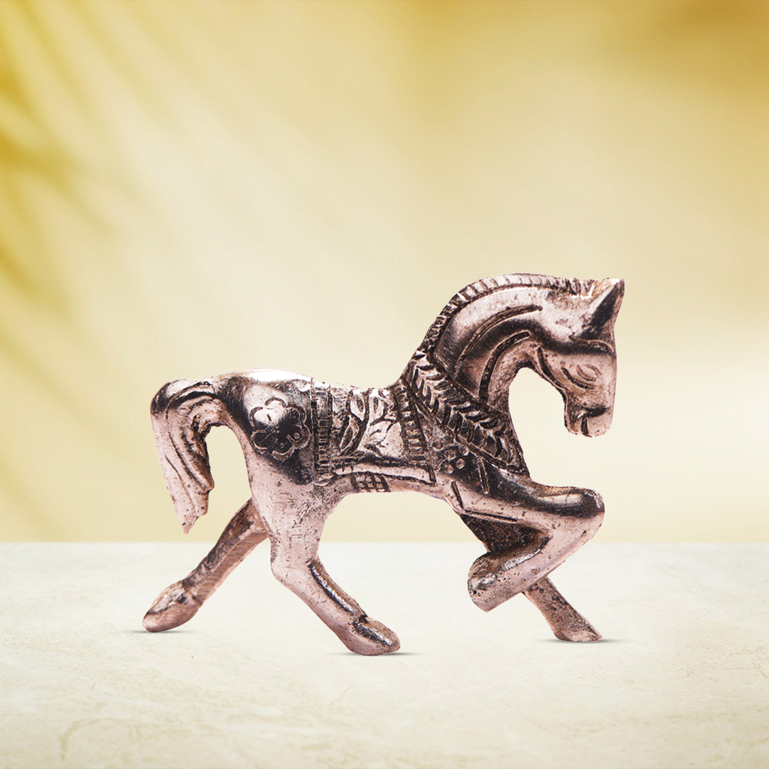 Devnidhii Horse Silver Plated in Running Pose