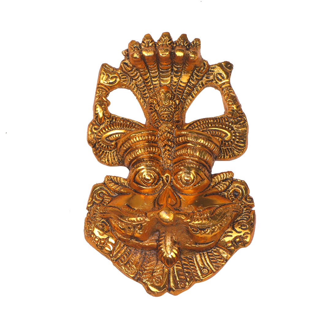 Devnidhii Nagraj Face (Nazar Battu) in Gold Polish