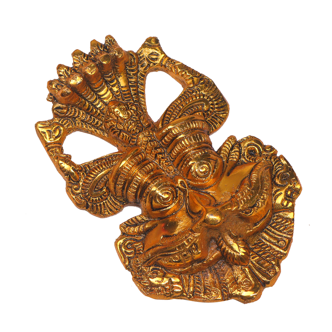 Devnidhii Nagraj Face (Nazar Battu) in Gold Polish