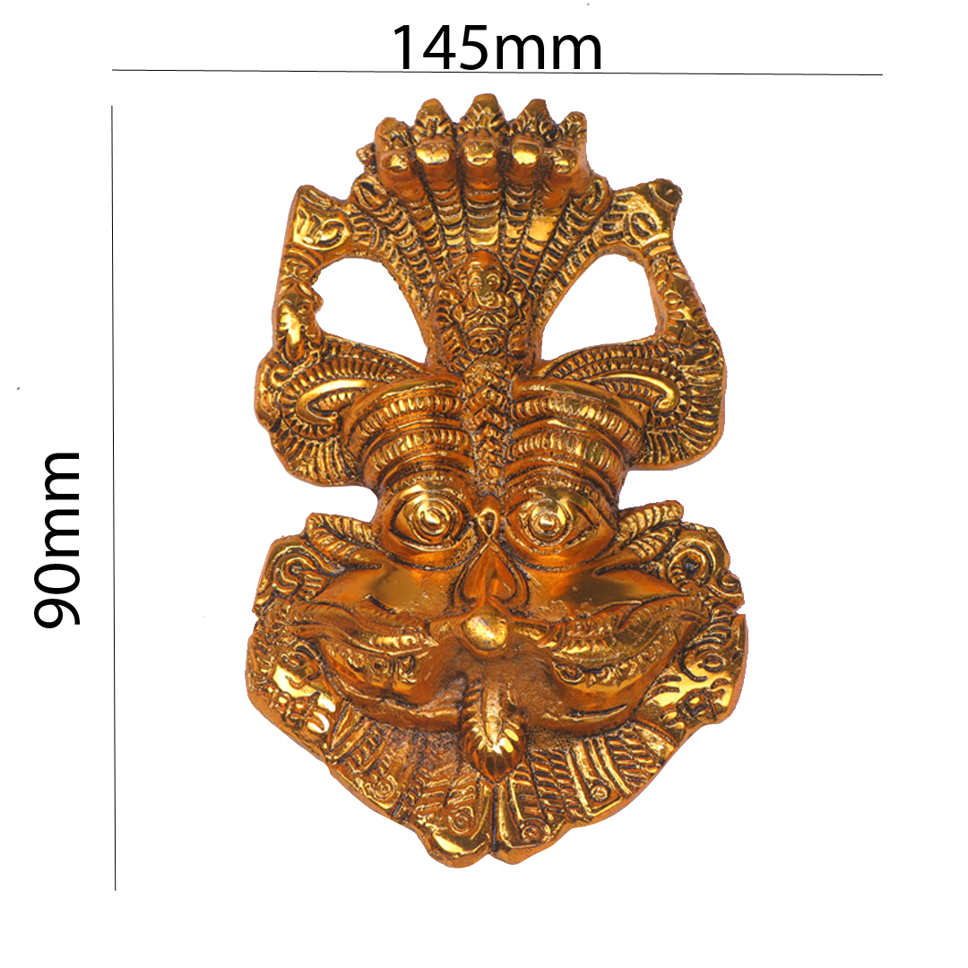 Devnidhii Nagraj Face (Nazar Battu) in Gold Polish