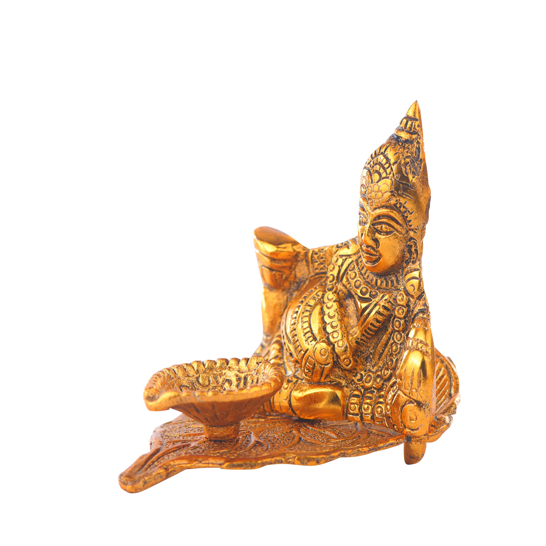 Devnidhii Diya Kuber ji on Gold Peepal Leaf
