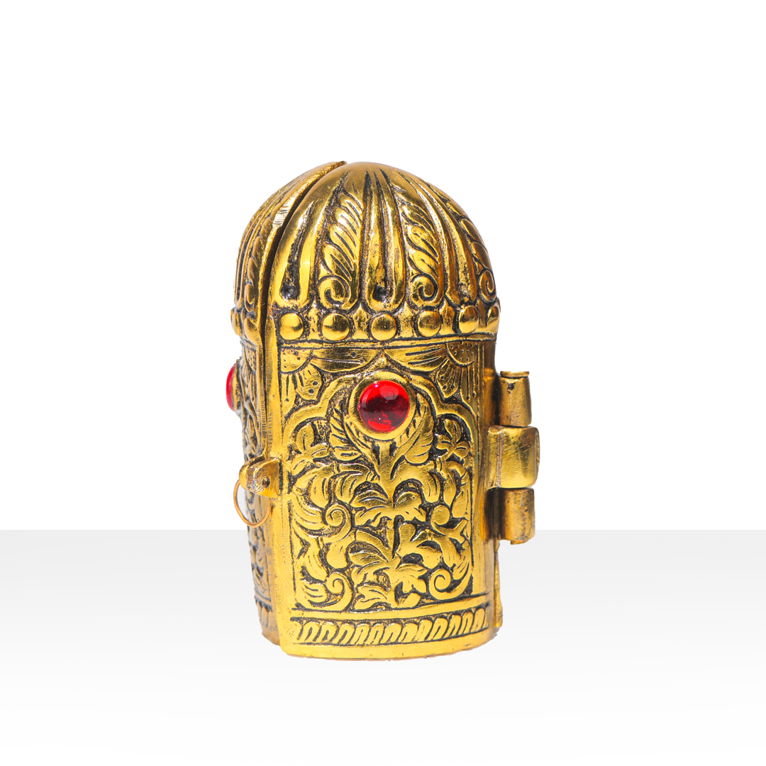 Devnidhii Ram Darbar Capsule Shape in Gold Polish