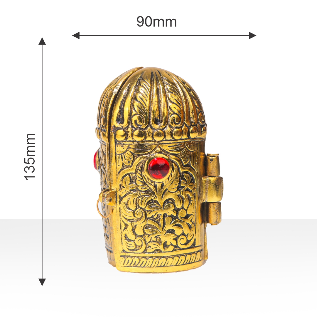 Devnidhii Ram Darbar Capsule Shape in Gold Polish
