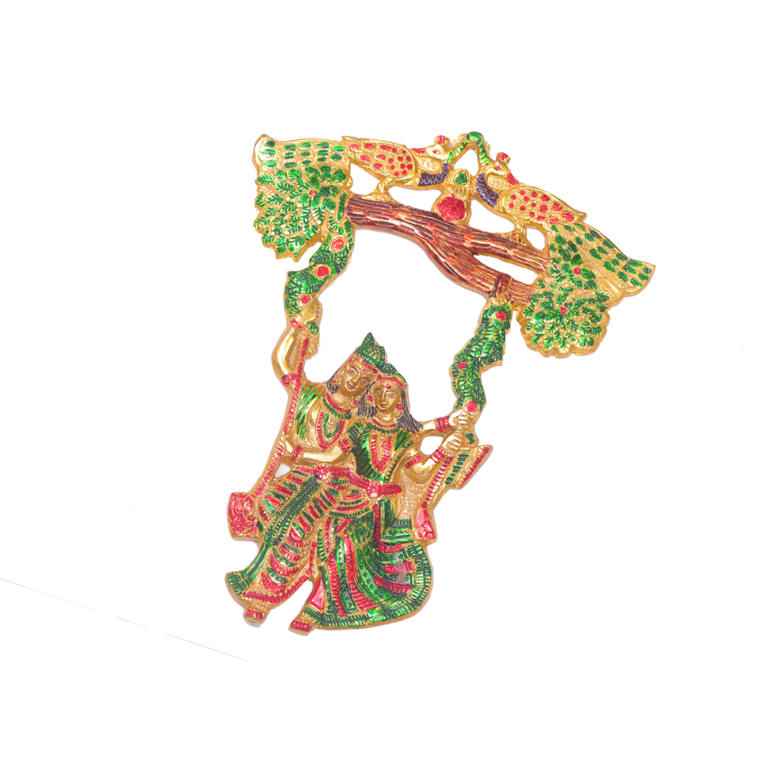 Devnidhii Radha Krishan on Jhula Meenakari Wall Hanging