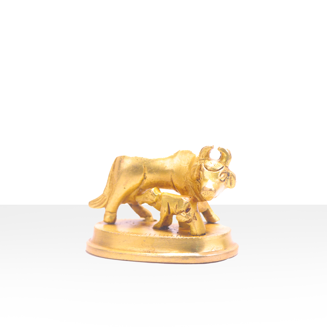 Devnidhii Kamdhenu Maa in Brass Design 2