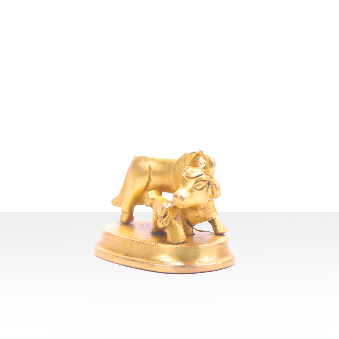 Devnidhii Kamdhenu Maa in Brass Design 2