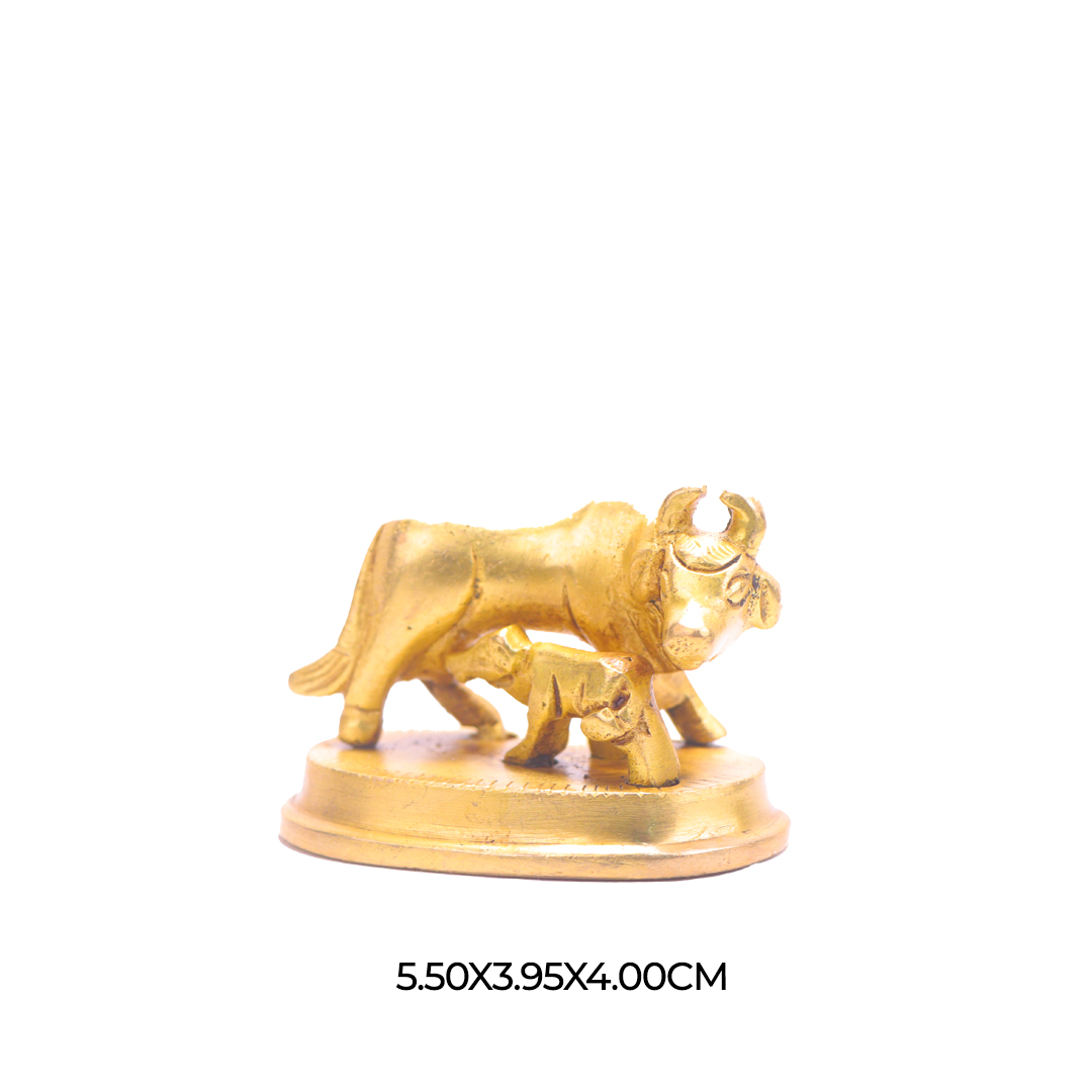 Devnidhii Kamdhenu Maa in Brass Design 2