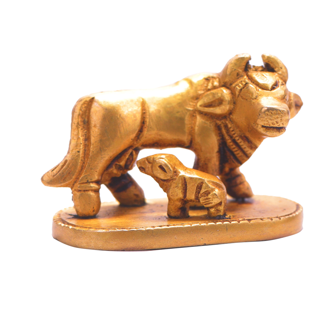 Devnidhii Kamdhenu Maa in Brass Design 3