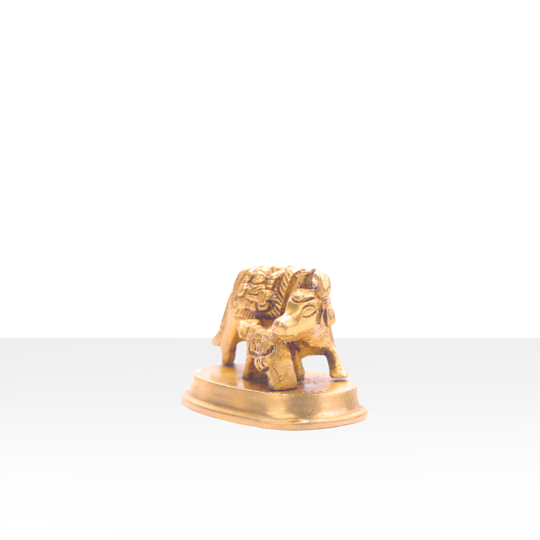 Devnidhii Kamdhenu Maa in Brass Design 4