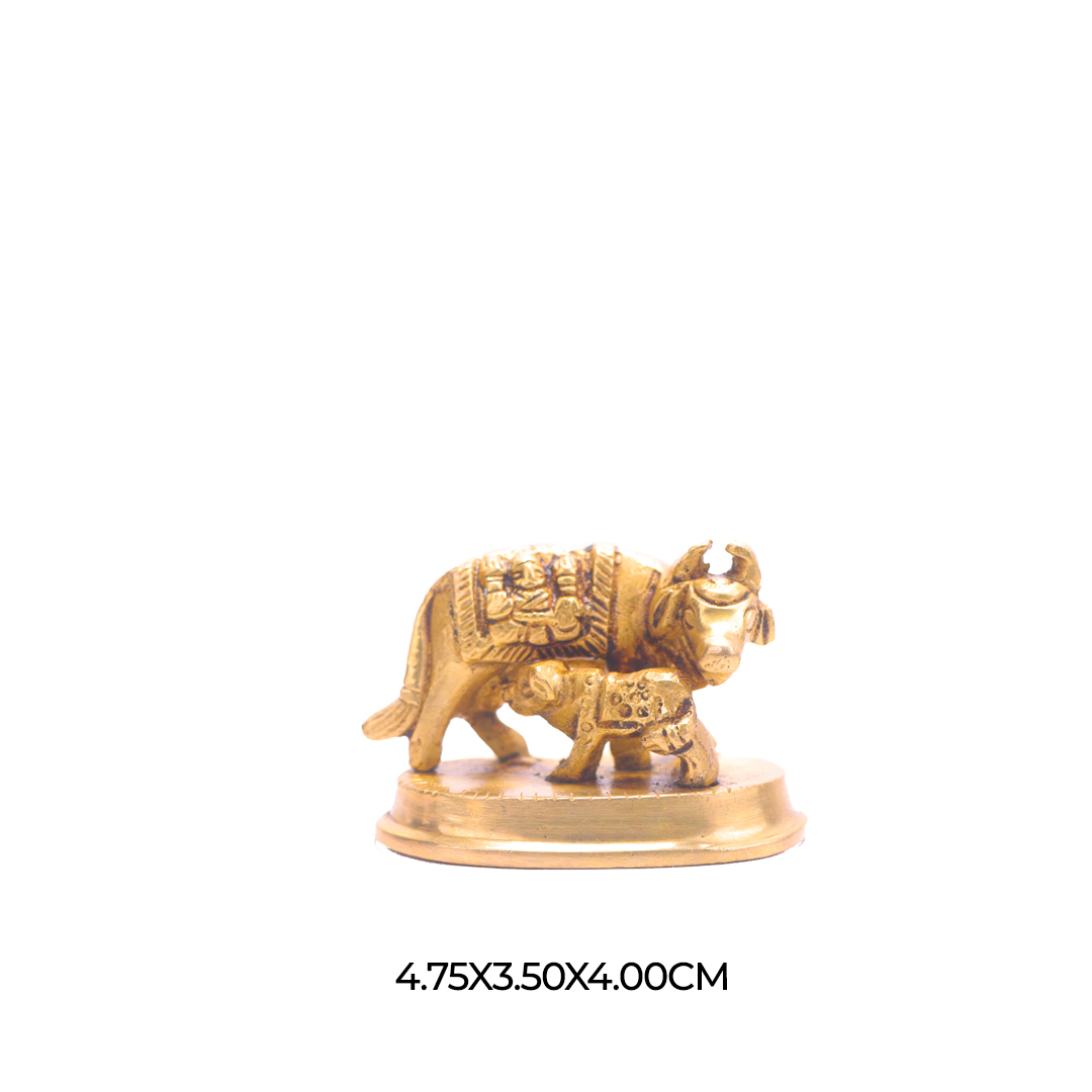 Devnidhii Kamdhenu Maa in Brass Design 4