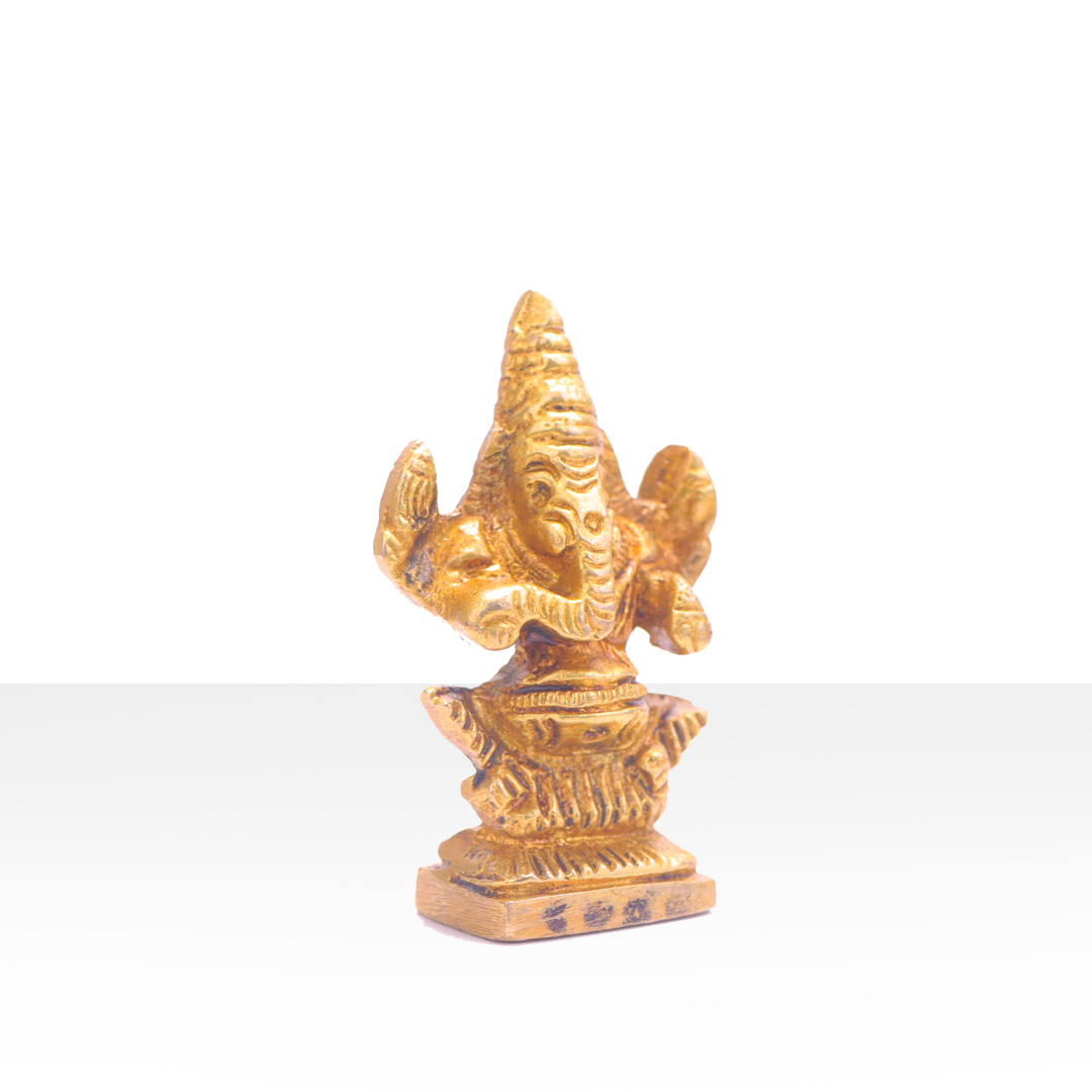 Devnidhii Ganesh Ji Brass Idol High Quality