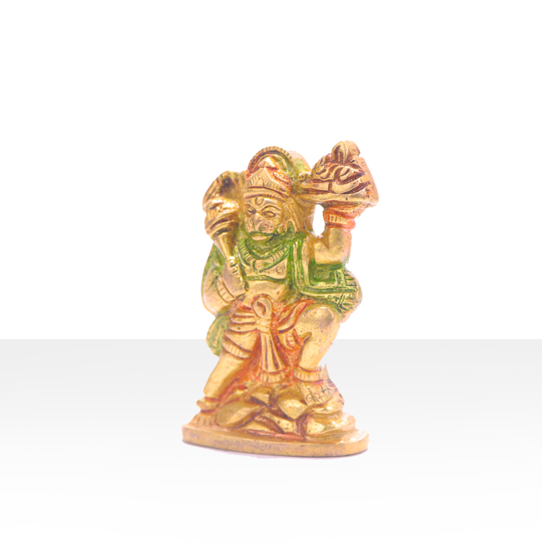 Devnidhii Hanuman Ji Brass Idol Sankatmochak Mudra Design 2