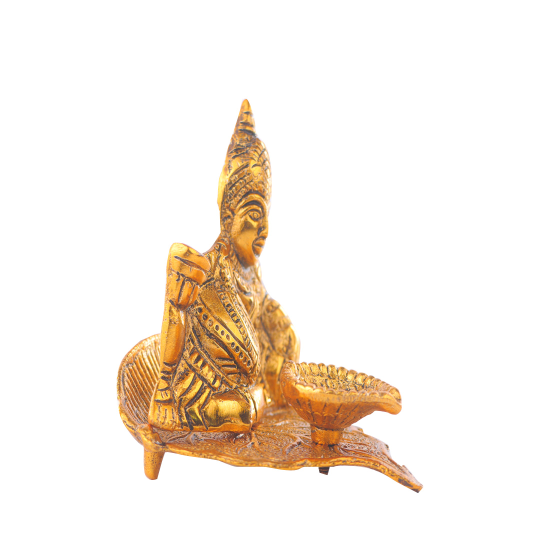 Devnidhi Diya Kuber ji on Gold Peepal Leaf