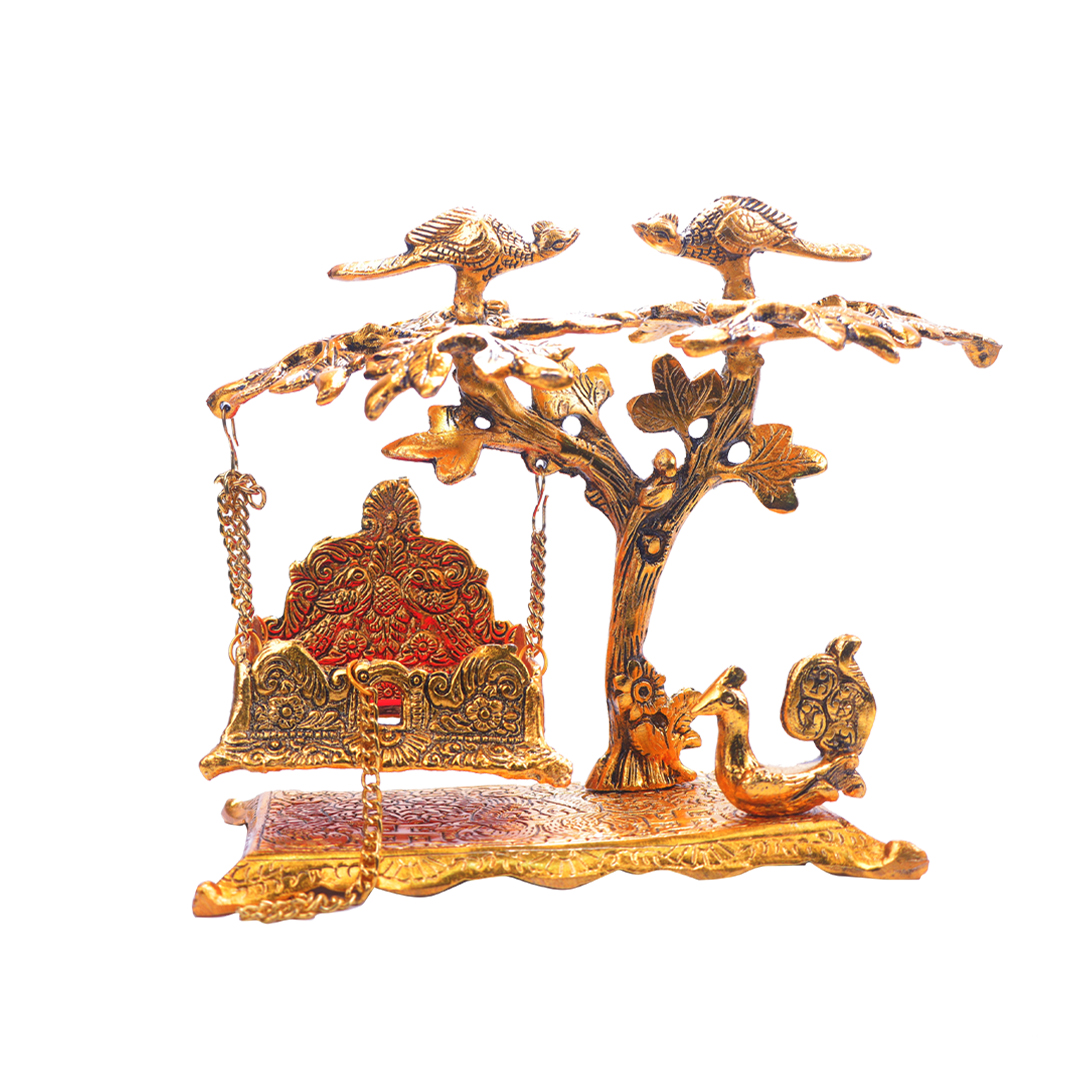 Devnidhii Palna (Jhula) Tree Shape in Gold Polish