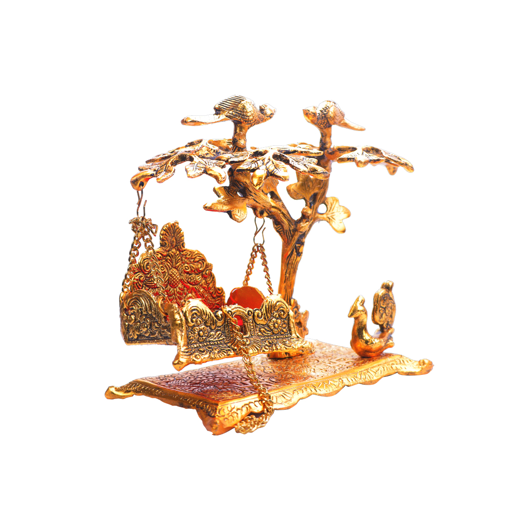 Devnidhii Palna (Jhula) Tree Shape in Gold Polish