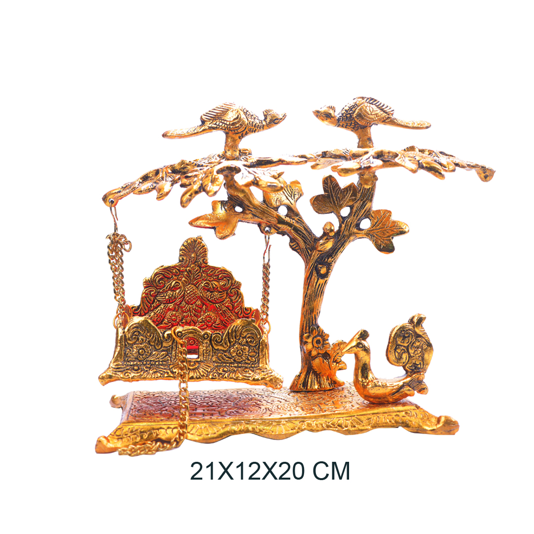 Devnidhii Palna (Jhula) Tree Shape in Gold Polish