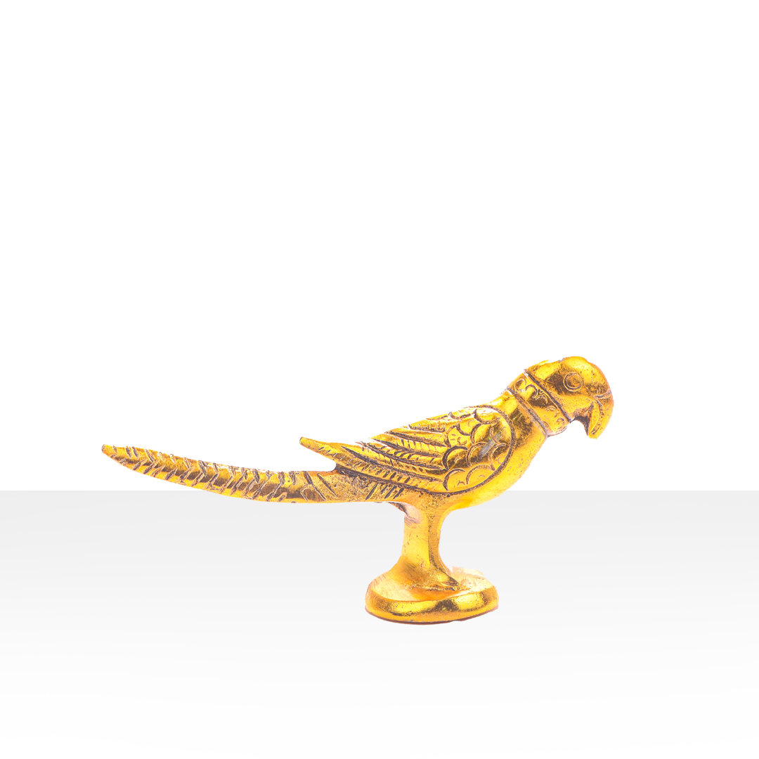 Devnidhii Green Parrot For Good Luck and Prosperity Vastu/ Fengshui