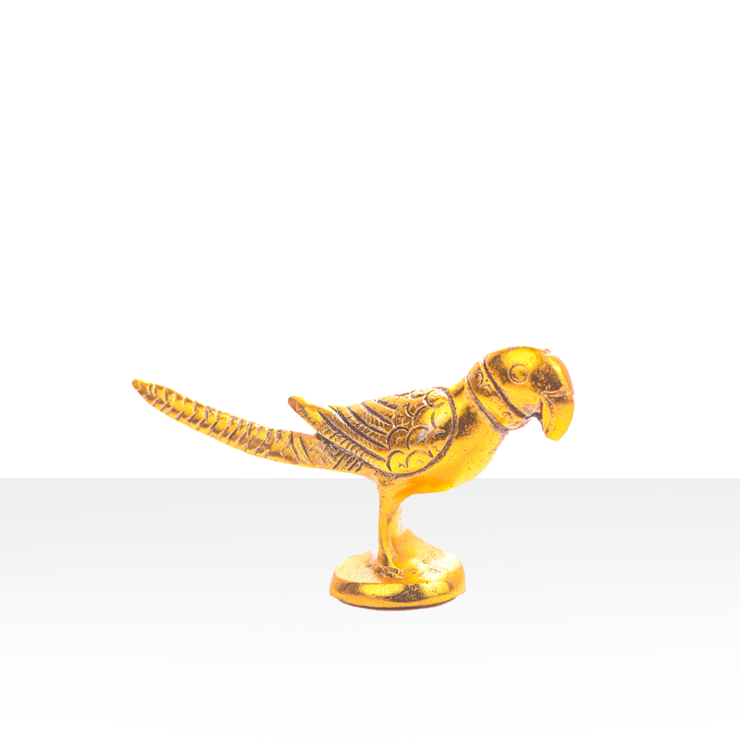 Devnidhii Green Parrot For Good Luck and Prosperity Vastu/ Fengshui