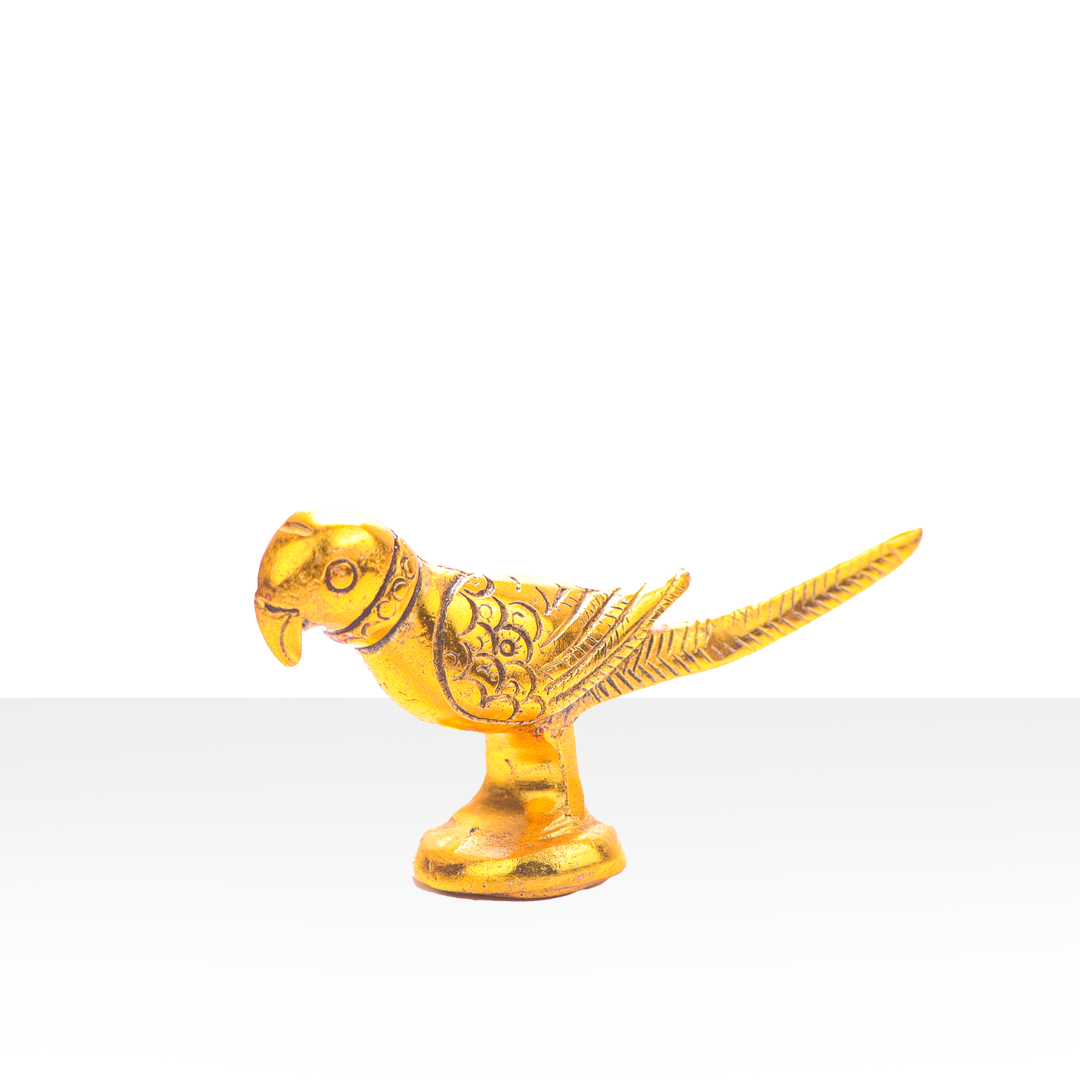 Devnidhii Green Parrot For Good Luck and Prosperity Vastu/ Fengshui