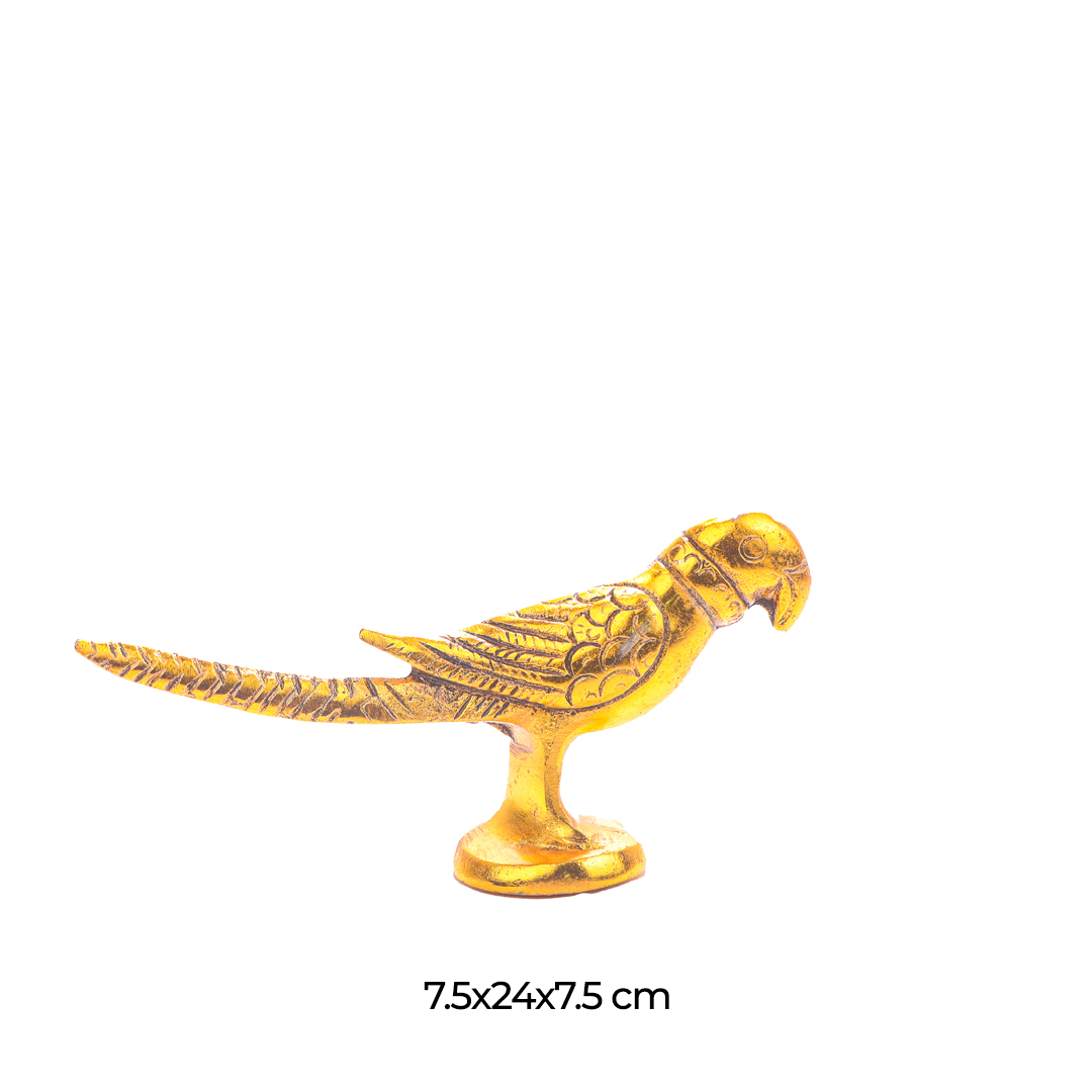 Devnidhii Green Parrot For Good Luck and Prosperity Vastu/ Fengshui