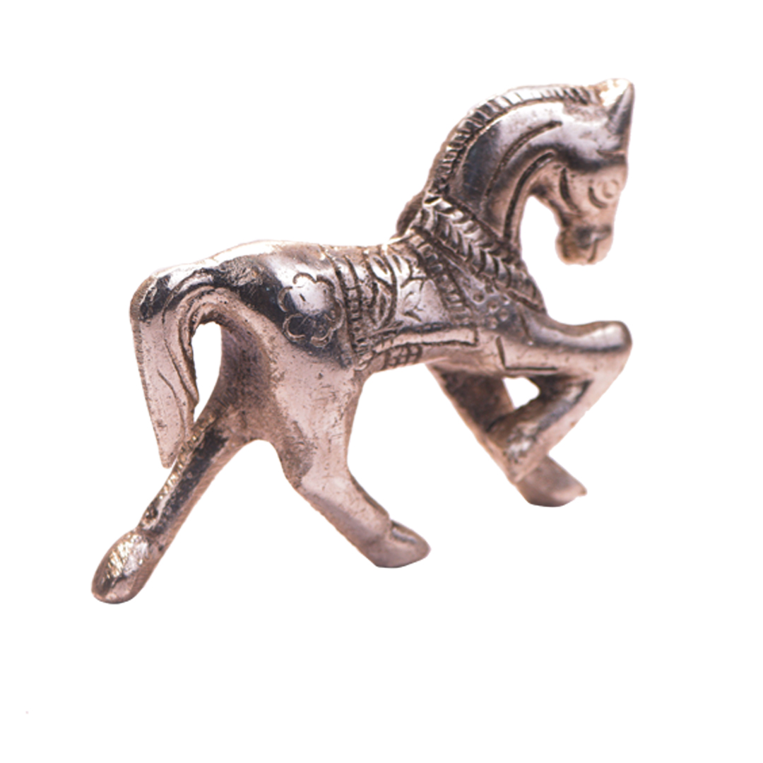 Devnidhii Horse Silver Plated in Running Pose