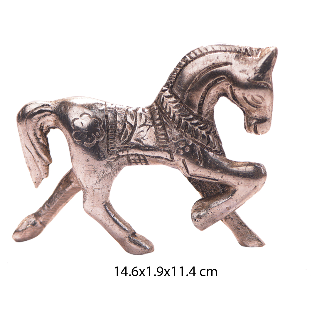 Devnidhii Horse Silver Plated in Running Pose