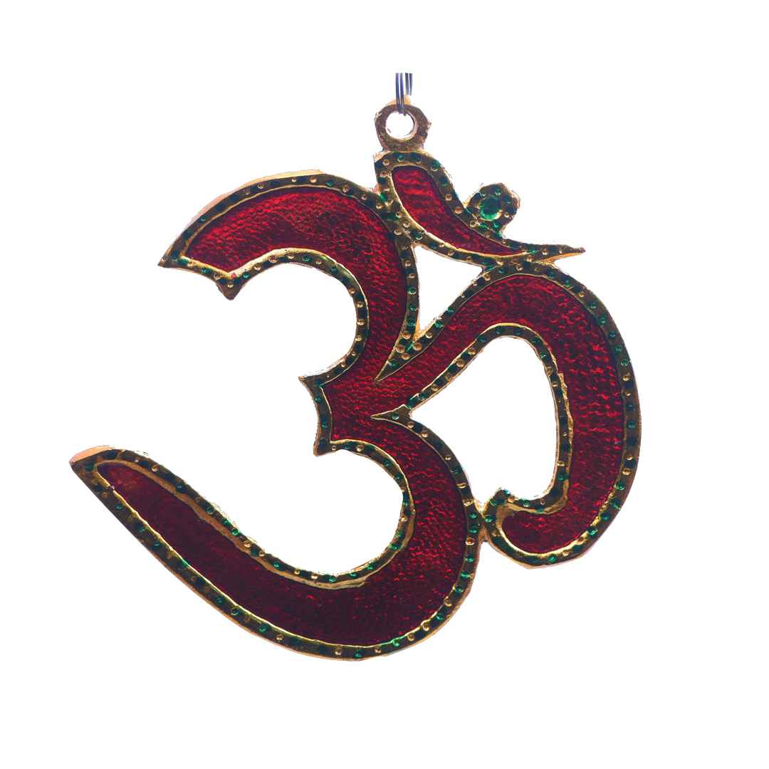 Devnidhii Om with Intricate Meenakari Wall Hanging rratnaidhii
