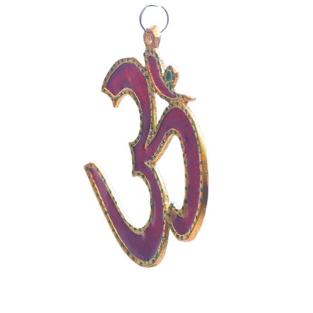 Devnidhii Om with Intricate Meenakari Wall Hanging rratnaidhii